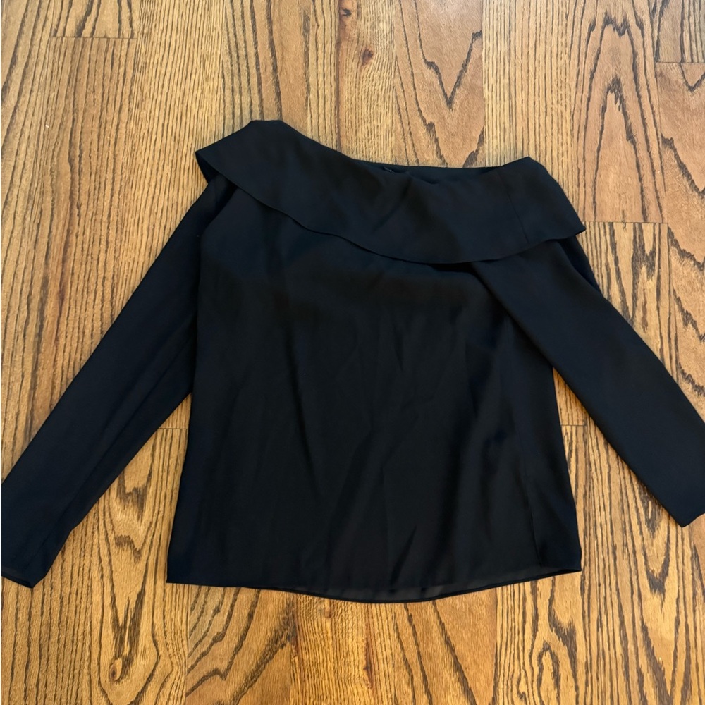 Elegant Black Off-Shoulder Top